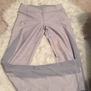 Gray/Silver Lululemon Yoga Pants